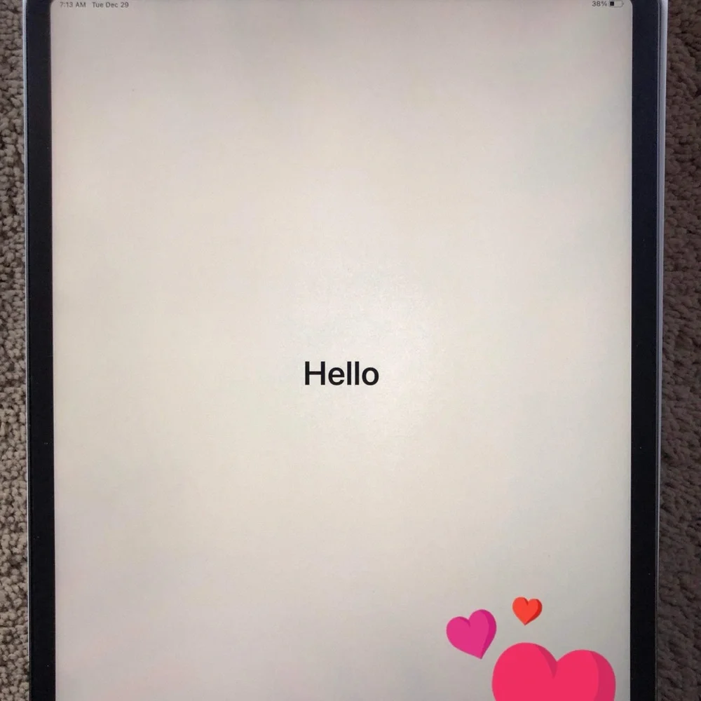 Apple iPad Pro 5th Generation 256GB,5G SIM CARD,Magic Keyboard & Apple Pencil .